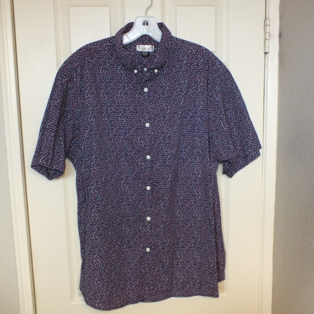 Oxford Lads SS Shirt Size‎ XXL Blue Red White